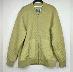 UNITED BY BLUE Quilted Bomber Jacket Men's XL Rosemary Green Full Zip Gorpcore